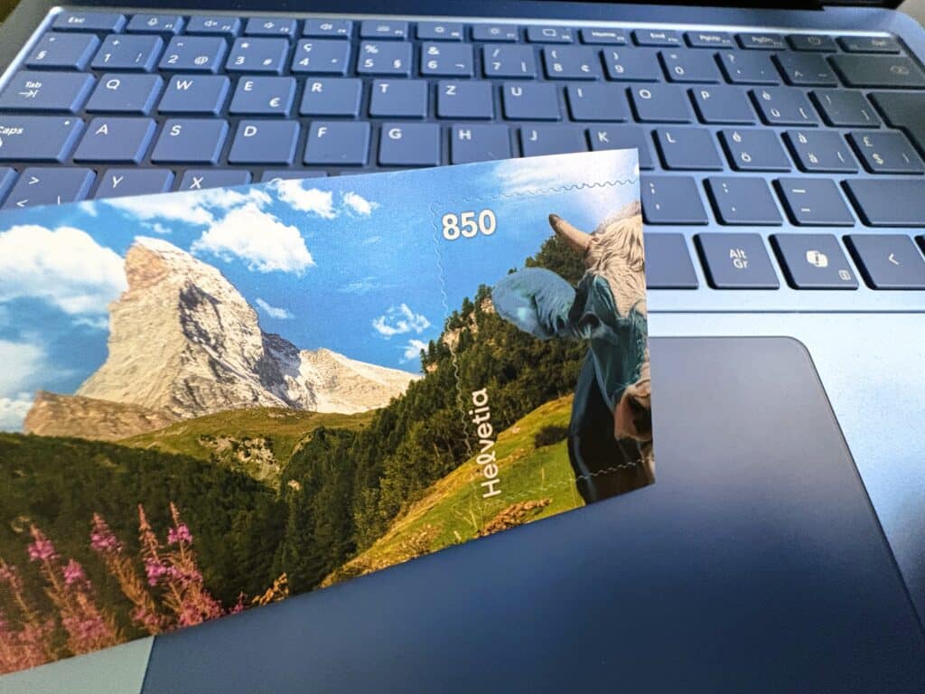 Crypto Stamp “CHLI” – Two Countries, One Cow